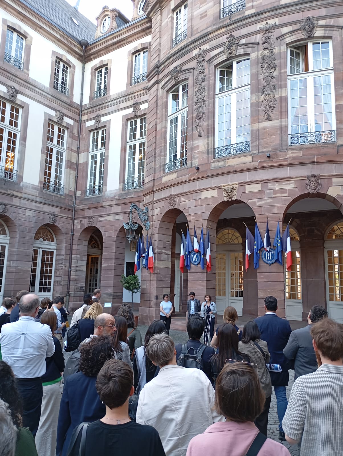Réception à l'Hôtel de Ville de Strasbourg de REVES et des acteurs européens de l'ESS le 14 mai 2025