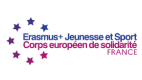 Logo agence Erasmus+ Jeunesse et Sport