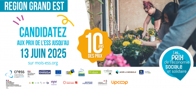 Les Prix de l'ESS : 7000 euros de récompenses en région Grand Est !