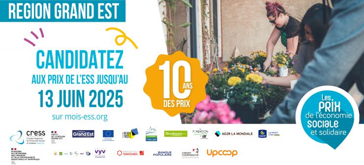 Les Prix de l'ESS : 7000 euros de récompenses en région Grand Est !