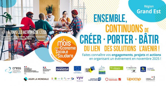 Ouverture des inscriptions au Mois de l'ESS 2025 !