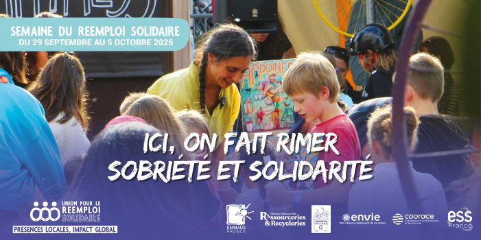 1ère Edition de la Semaine du Réemploi Solidaire du 29 septembre au 5 octobre