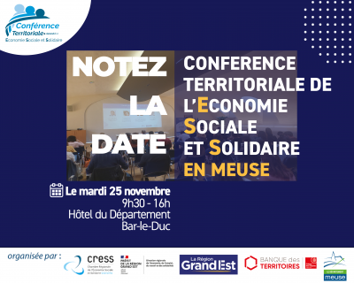 La Conférence Territoriale de l'ESS en Grand Est est annoncée !
