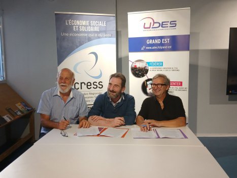 Un partenariat stratégique entre la CRESS et l'UDES pour renforcer l'ESS dans le Grand Est