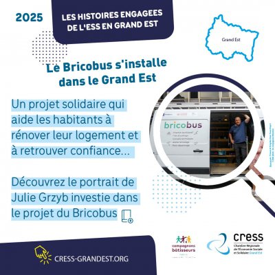 Histoires Engagées de l'ESS en Grand Est : Le Bricobus s’installe dans le Grand Est !