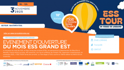 OUVERTURE DU MOIS DE L'ESS LE 3 NOVEMBRE A TOUL