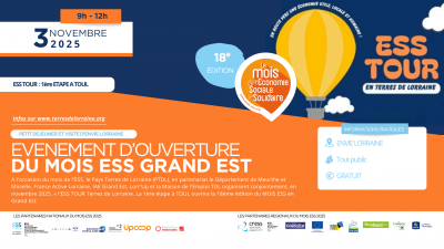 OUVERTURE DU MOIS DE L'ESS LE 3 NOVEMBRE A TOUL