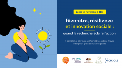 Bien être, résilience et innovation sociale : quand la rechercher éclaire l'action.