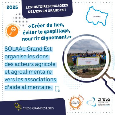 Les Histoires Engagées de l'ESS en Grand Est : découvrez SOLAAL GRAND EST