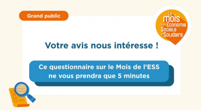 Mois ESS : votre avis nous intéresse !