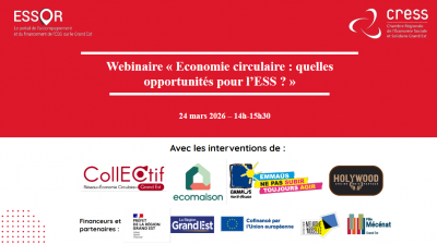[REPLAY] Webinaire ESSOR « Economie circulaire : quelles opportunités pour l’ESS ? »
