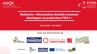 [REPLAY] Webinaire ESSOR « Alimentation durable : comment développer un projet dans l'ESS ? »