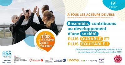 À tous les acteurs de l'ESS : Le Mois de l'ESS se prépare dès maintenant !