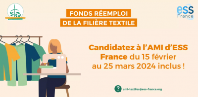 Candidatez à l'AMI textiles d'ESS France