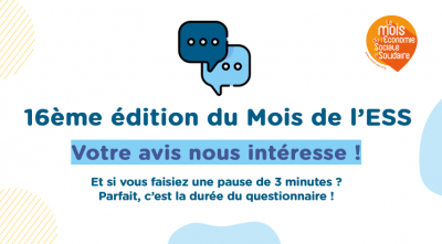 MOIS ESS : votre avis nous intéresse !