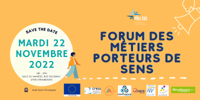 Le Forum des métiers porteurs de sens revient !